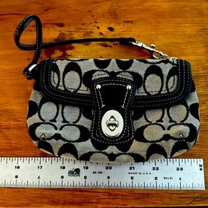 Signature Coach wristlet